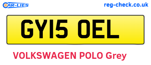 GY15OEL are the vehicle registration plates.