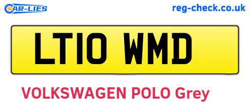 LT10WMD are the vehicle registration plates.