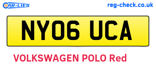 NY06UCA are the vehicle registration plates.