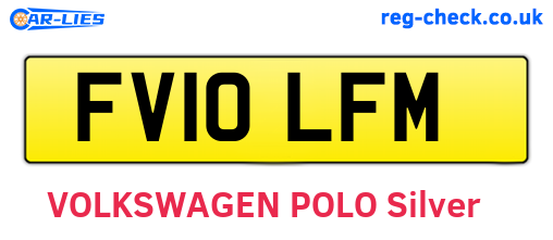 FV10LFM are the vehicle registration plates.