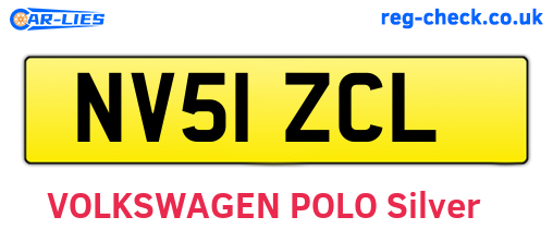 NV51ZCL are the vehicle registration plates.