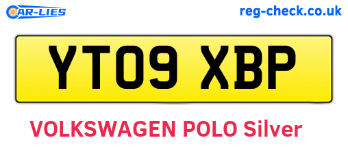 YT09XBP are the vehicle registration plates.