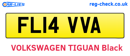FL14VVA are the vehicle registration plates.