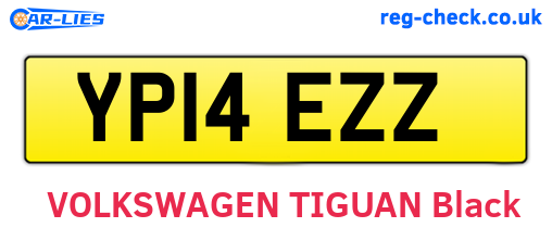 YP14EZZ are the vehicle registration plates.
