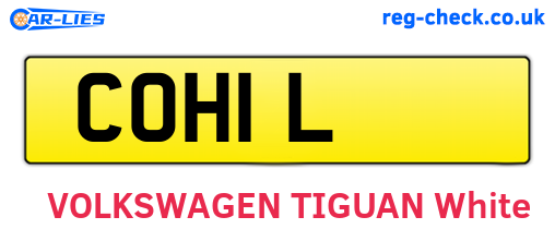 COH1L are the vehicle registration plates.