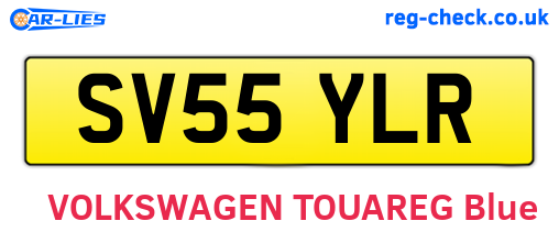 SV55YLR are the vehicle registration plates.