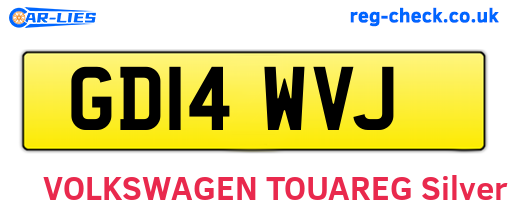 GD14WVJ are the vehicle registration plates.
