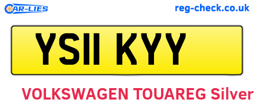 YS11KYY are the vehicle registration plates.