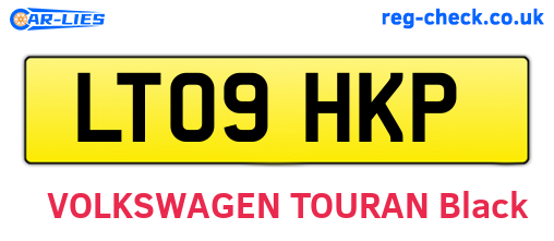 LT09HKP are the vehicle registration plates.