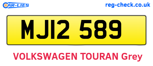 MJI2589 are the vehicle registration plates.
