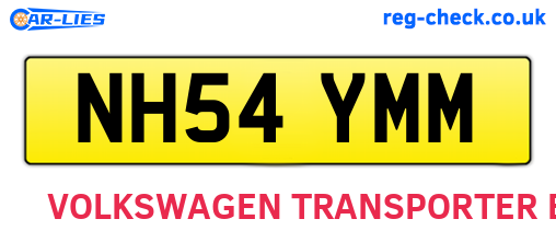 NH54YMM are the vehicle registration plates.