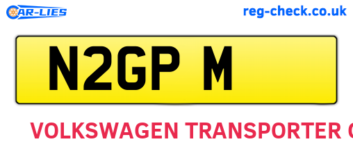 N2GPM are the vehicle registration plates.