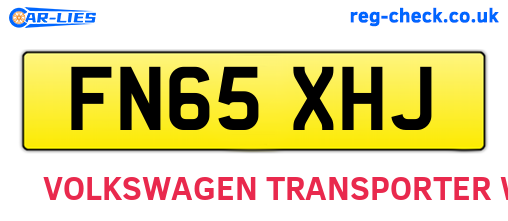 FN65XHJ are the vehicle registration plates.