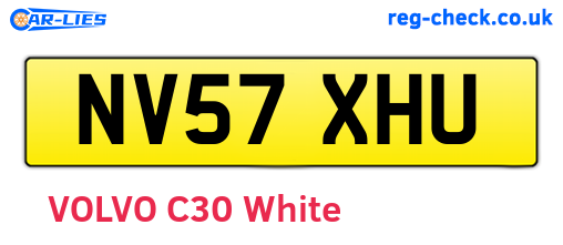 NV57XHU are the vehicle registration plates.