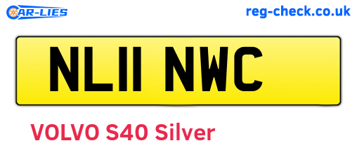 NL11NWC are the vehicle registration plates.