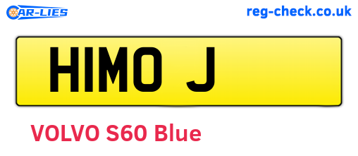 H1MOJ are the vehicle registration plates.