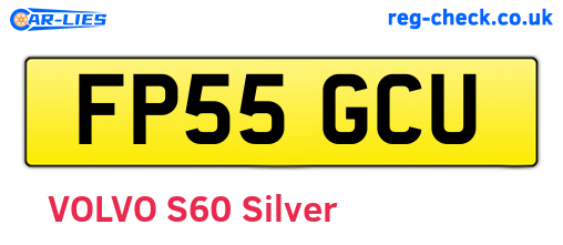 FP55GCU are the vehicle registration plates.