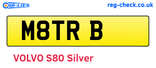 M8TRB are the vehicle registration plates.