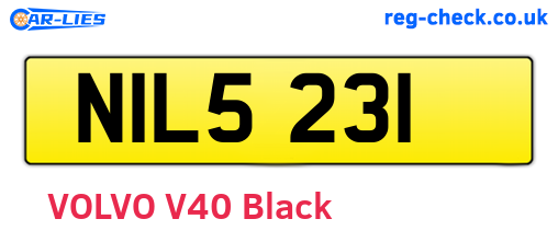 NIL5231 are the vehicle registration plates.