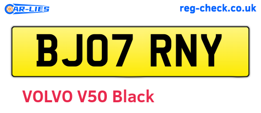 BJ07RNY are the vehicle registration plates.