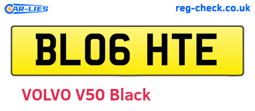 BL06HTE are the vehicle registration plates.