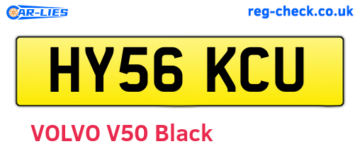 HY56KCU are the vehicle registration plates.
