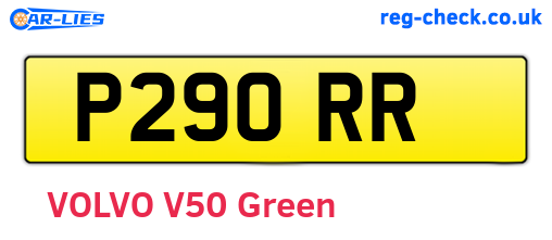 P29ORR are the vehicle registration plates.