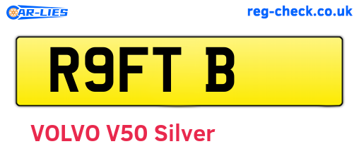 R9FTB are the vehicle registration plates.