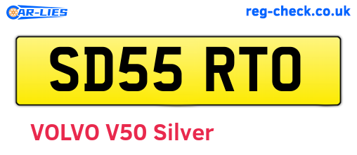 SD55RTO are the vehicle registration plates.