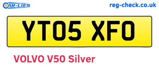 YT05XFO are the vehicle registration plates.