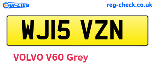 WJ15VZN are the vehicle registration plates.