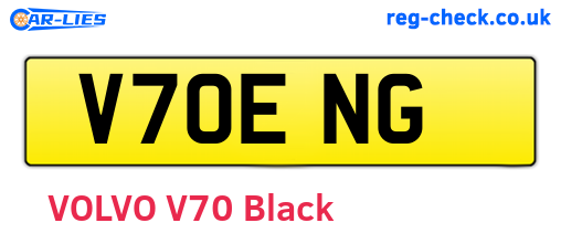V70ENG are the vehicle registration plates.