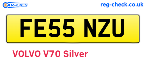 FE55NZU are the vehicle registration plates.