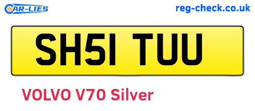SH51TUU are the vehicle registration plates.