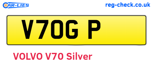 V7OGP are the vehicle registration plates.