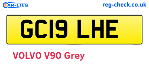 GC19LHE are the vehicle registration plates.