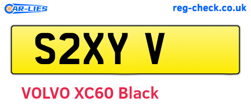 S2XYV are the vehicle registration plates.