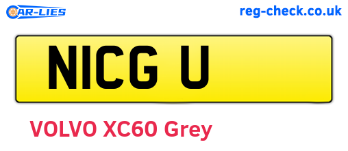 N1CGU are the vehicle registration plates.