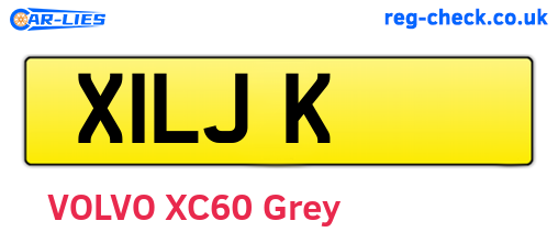 X1LJK are the vehicle registration plates.