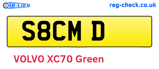 S8CMD are the vehicle registration plates.