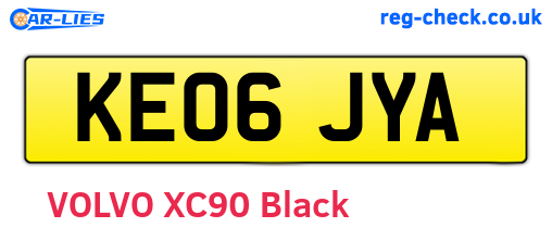 KE06JYA are the vehicle registration plates.