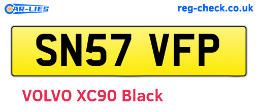 SN57VFP are the vehicle registration plates.