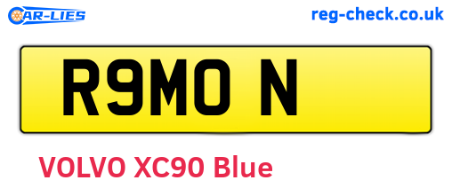 R9MON are the vehicle registration plates.