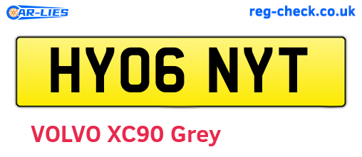 HY06NYT are the vehicle registration plates.