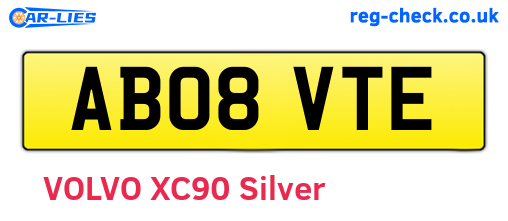 AB08VTE are the vehicle registration plates.
