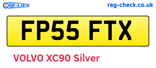 FP55FTX are the vehicle registration plates.