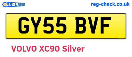 GY55BVF are the vehicle registration plates.