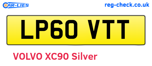 LP60VTT are the vehicle registration plates.
