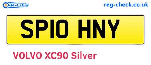SP10HNY are the vehicle registration plates.