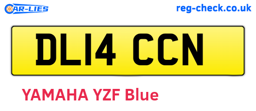 DL14CCN are the vehicle registration plates.